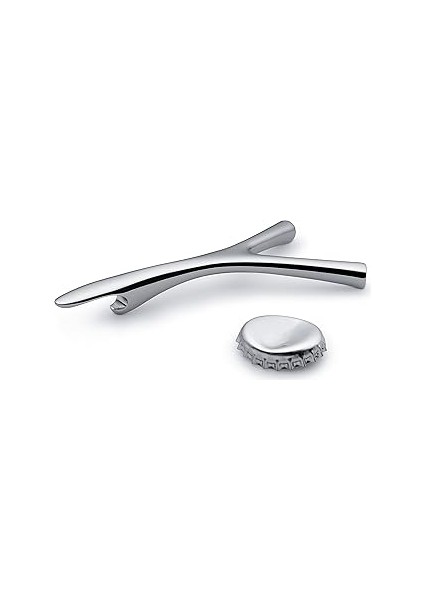 Alessi FGO06 Virgula Divina Şişe Açacağı Paslanmaz Çelik 18/10 Ayna Cilalı