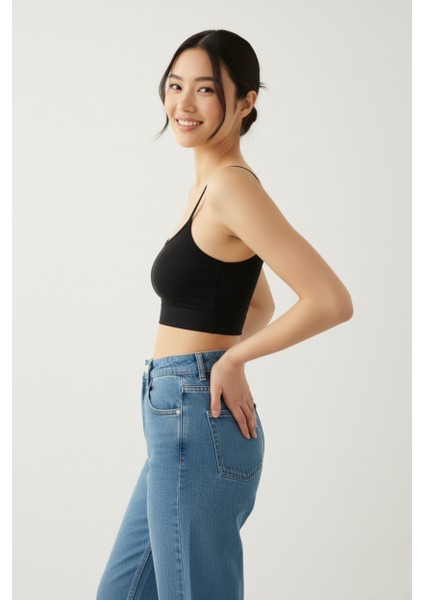 Kadın Ip Askılı Pedli Büstiyer