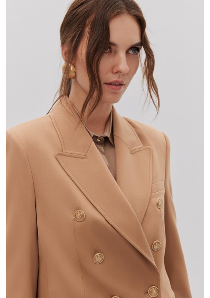 Dikiş Detaylı Kruvaze Blazer Pantolon Takım fiyatları