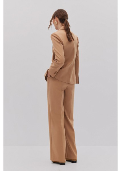 Dikiş Detaylı Kruvaze Blazer Pantolon Takım modelleri