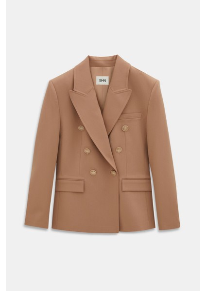 Dikiş Detaylı Kruvaze Blazer Pantolon Takım fırsatları