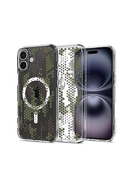 Spigen 16 ile Uyumlu Ince Kılıf Hybrid Sararma Karşıtı Duraclear Hava Kanalı T