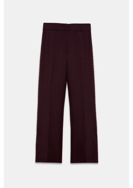 Taş Detaylı Blazer Pantolon Takım