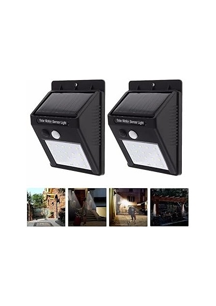 Solar Light Güneş Enerjili 20 Ledli Bahçe Aydınlatma