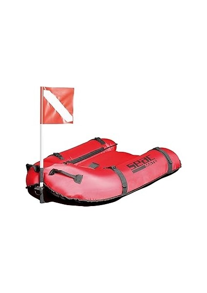 Seac Mate Gangway Denizci Tahtası, Şişirilebilir, Kırmızı, 85 x 60