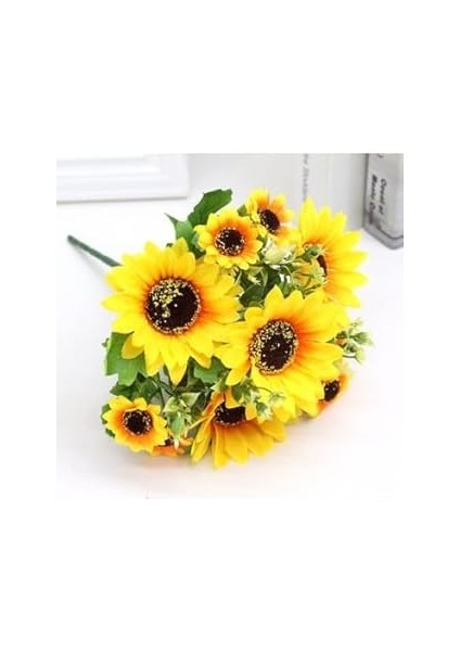 Benim Marifetlerim - Yapay Çiçek Ay Çiçek Buket 1 Demet