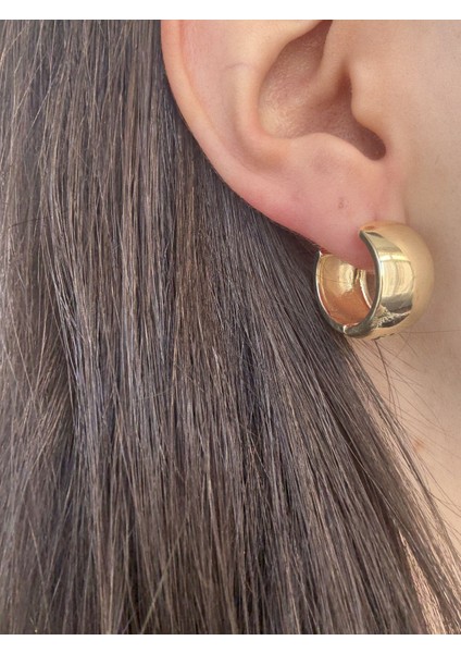 Iri Bombe Gold Küpe modelleri