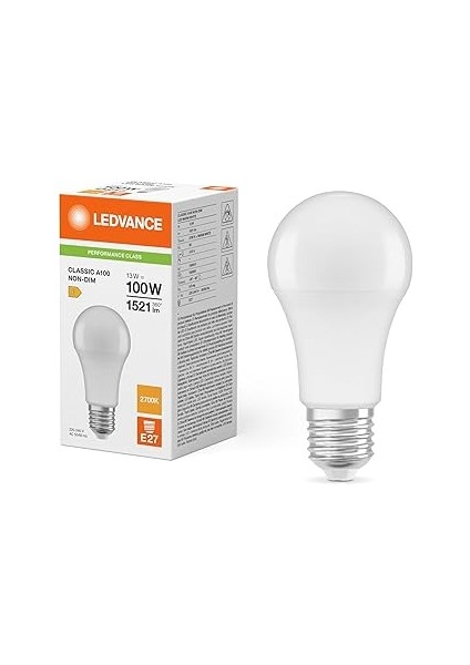 Ledvance LED 13W 2700K 1521LM E27 Duy Sarı Işık Ampul