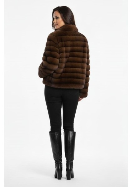 Kadın Şık Fermuarlı Peluş Kürk Ceket fırsatları