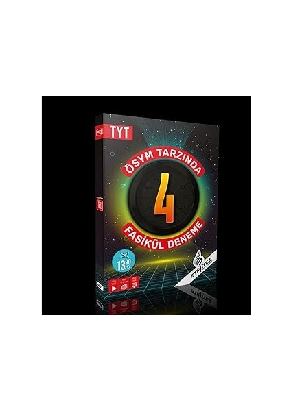 Strateji Yayıncılık Strateji Yayınları Tyt 4 Fasikül Deneme Video Çözümlü 2021-2022 Kmp