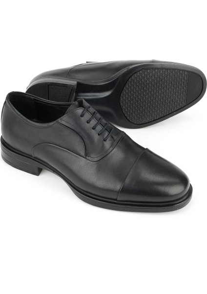 , Erkek Hakiki Deri Ayakkabı 153745Z276141 Siyah fırsatları