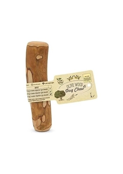 Doggie Dogige Doğal Zeytin Ağacı Köpek Çiğneme Oyuncağı OLIVECHEW35XL