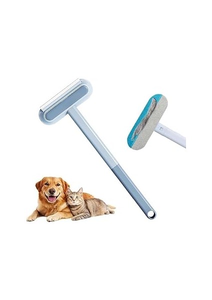 4'ü 1 Arada Kedi Köpek Tüy Temizleme Sihirli Fırça Seti Çok Yüzeyli Temizlik Aparatı Cam, Koltuk, H