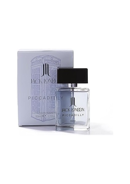 Jack London Edt Erkek Parfüm Piccadilly 50 ml | Fresh, Marin | Misket Limon, Bergamot, Deniz Notala