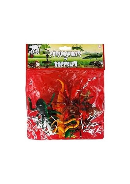 Sun-Rst-Crz-Figür Sürüngenler ve Böcekler Byk.poşet 13LÜ