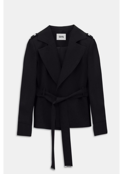 Apoletli Kuşaklı Ceket Pantolon Takım modelleri