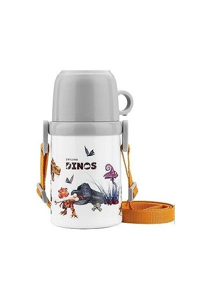 Zwilling Thermo Isoleerfles Met Beker In Draagriem - 380 ml - Dino Marka Zwilling