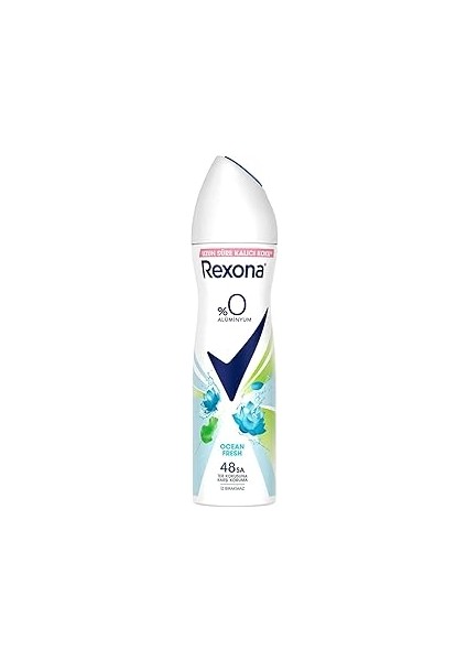 Kadın Sprey Deodorant Ocean Fresh %0 Alüminyum 150 ml