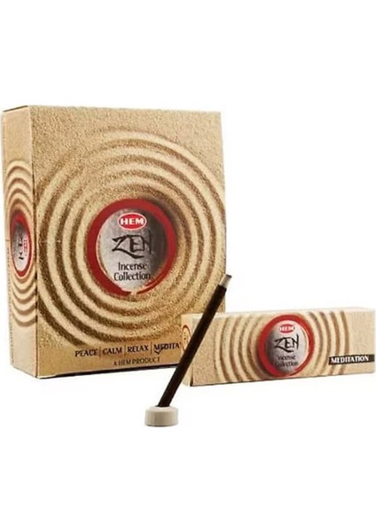 Zen Relax Dhoop Organik Tütsü Seti (12’li) – Rahatlama Koku, 70 Dk Yanış