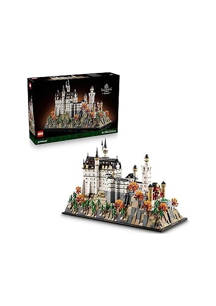 Architecture Neuschwanstein Şatosu 21063 – Tarihi Mimari Meraklısı Yetişkinler Için Detaylı ve