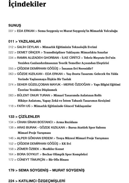 Mimari Izler - Sema Soygeniş ve Murat Soygeniş’e Armağan fiyatları