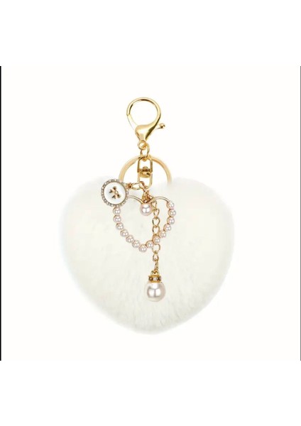 Ponpon Kalpli Charm Anahtarlık