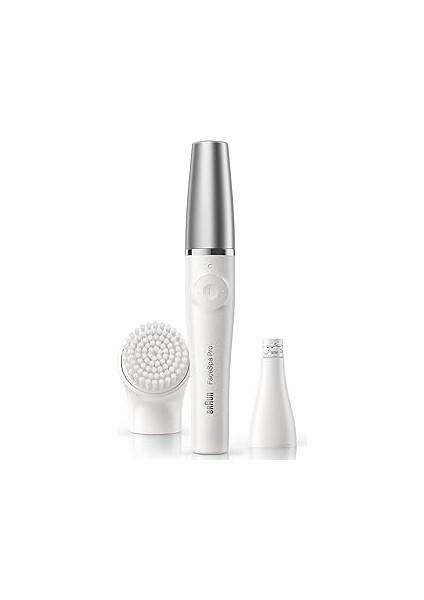 Facespa 910 Yüz Epilatörü Beyaz/gümüş - Evde Salon Güzelliği Için 2'si 1 Arada Yüz