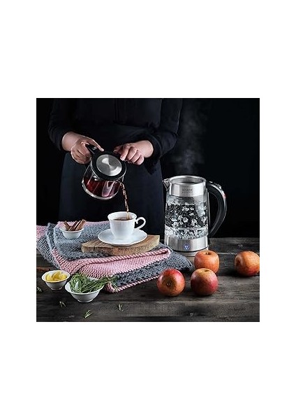 Schäfer Schafer Gourmemaxx Cam Çay Makinesi -Inox