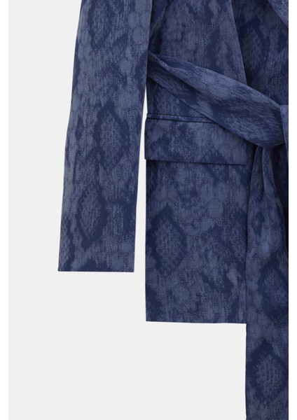 Lyocell Yılan Desenli Ceket Pantolon Takım indirimleri