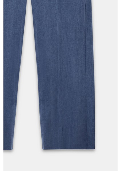 Lyocell Yılan Desenli Ceket Pantolon Takım