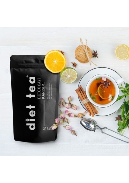 Diet Tea Detox Bitki Çayı Karışımı “diyet Çayı” Süzen Poşet 30’lu