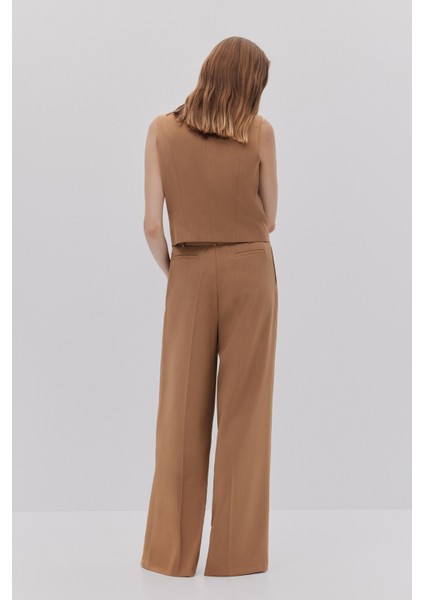 Düğmeli V Yaka Yelek Pantolon Takım indirimleri