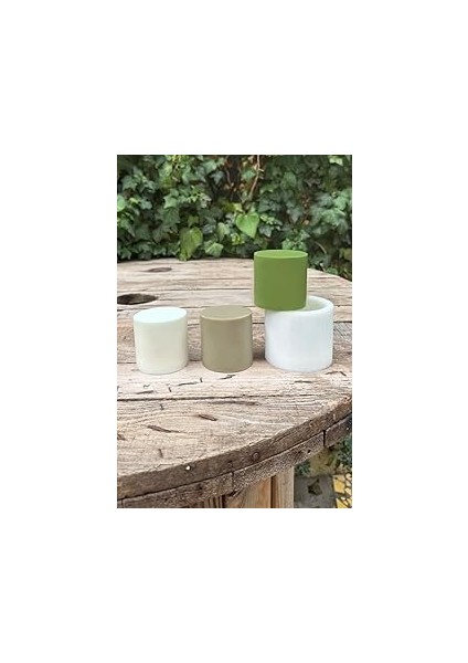 Rufus Silindir 3D Mum Kalıbı 6X6X6 (Silikon) 1 Adet