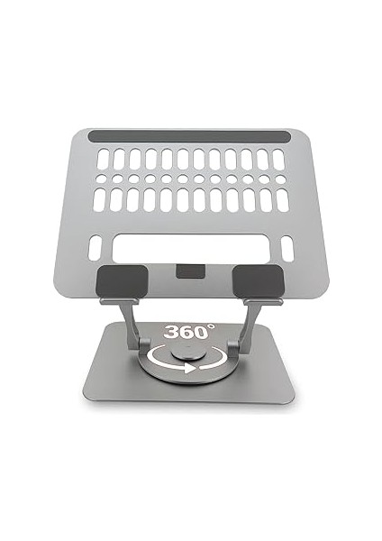 ZR-516 Alüminyum Taşınabilir 360 Derece Dönebilir Katlanabilir Laptop Standı