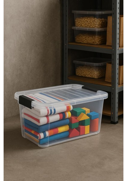 34 L Şeffaf Saklama Kutusu & Düzenleme Kutusu & Oyuncak Kutusu modelleri