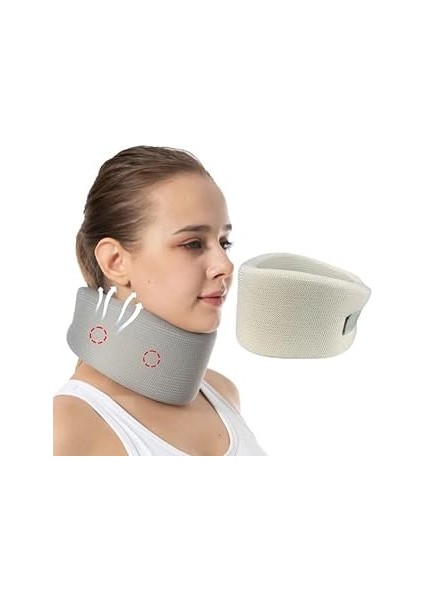 Rotantix Medikal Sünger Boyunluk,boyun Fıtığı Boyun Destek Boyun Düzleşmesi Korse (Xlarge)