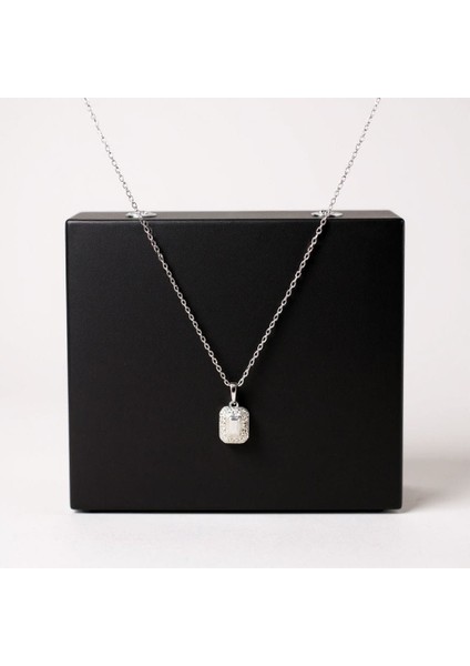Ourelia Fashıon Baget Kesim Dik 925 Ayar Gümüş Mınımal Kolye fiyatları