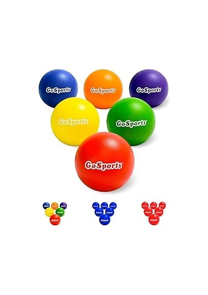 Gosports Yumuşak Yüzeyli Köpük Yakantoplar, Çocuklar Için Can Yakmayan Oyun Topları, 15,2 cm Veya 1