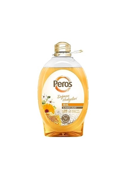 Peros Doğanın Hediyeleri Bal & Pamuk Çiçeği Sıvı Sabun 3000 G