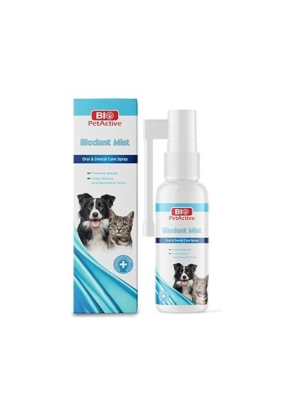 Biodent Mist – Kedi ve Köpekler Için Ağız Bakım Ürünü