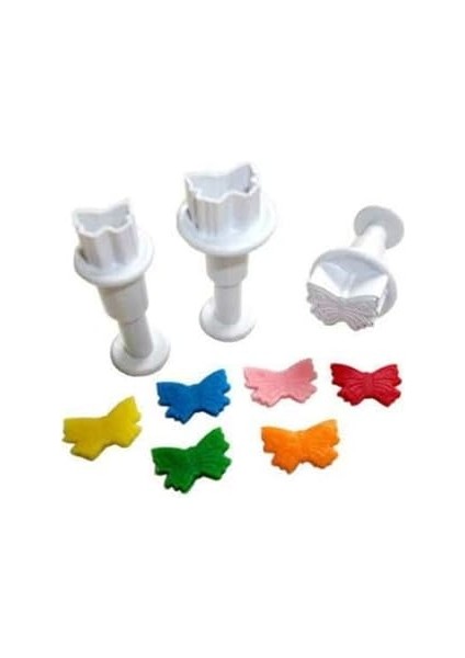 Basmalı Enjektörlü Kurabiye Kalıbı 3 Parça