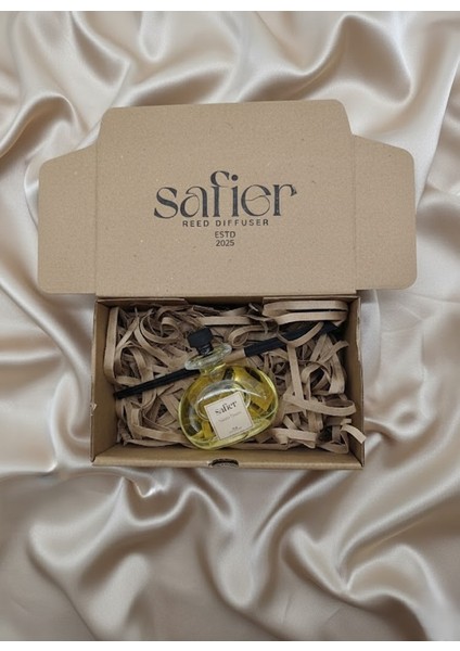 Sandal Ağacı Seramik Taş Çiçekli Çubuklu Oda Kokusu Sandal Esintisi 80 ml