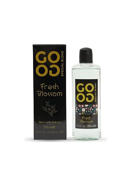 Gogo Fresh Blossom Kolonya 250ML Cam Şişe