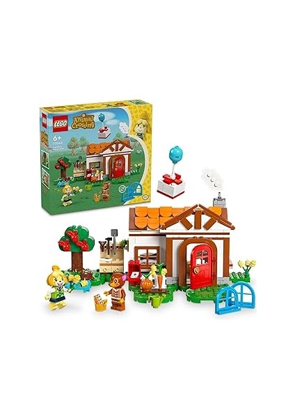 Animal Crossing Isabelle Ev Ziyaretinde 77049 – 6 Yaş ve Üzeri Kız ve Erkek Çocukları Için Fau