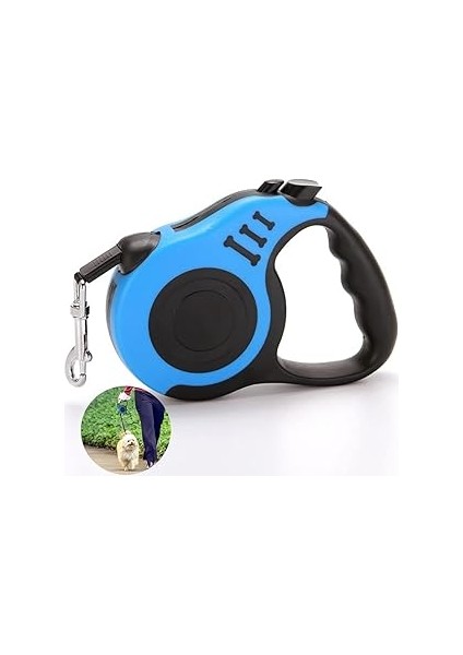 Aputue Köpek Tasması, Uzayan Köpek Gezdirme Kayışı, Kaymayı Önleyen Tutacaklı Evcil Hayvan Tasması,