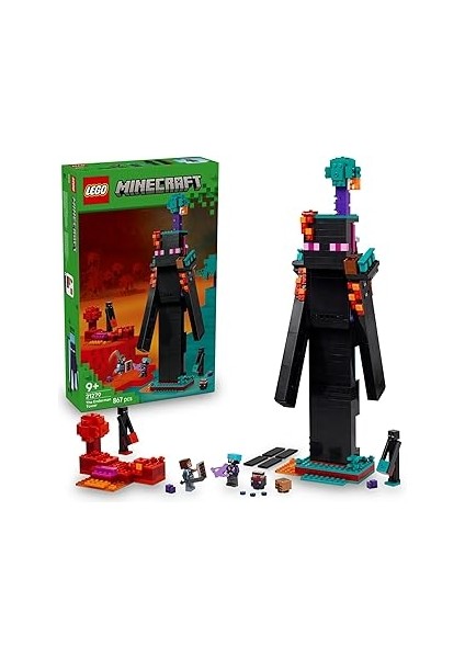Minecraft Enderman Kulesi 21279 - Video Oyunu Seven 9 Yaş ve Üzeri Çocuklar Için Minecraft Tem