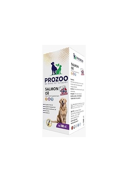 Prozoo Somon Yağı Köpek 100 ml