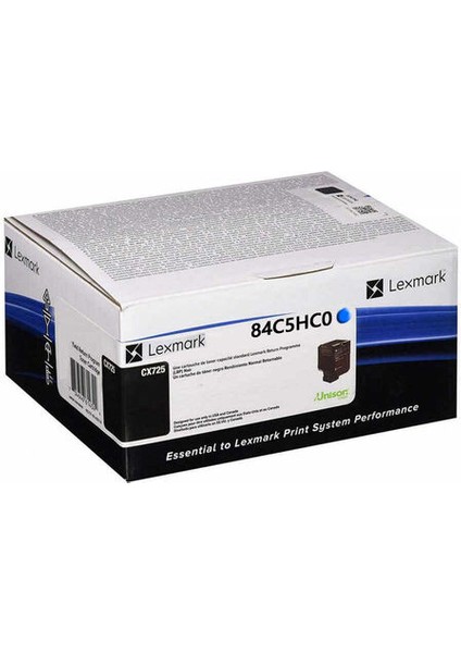 CX725 84C5HC0 Mavi Toner