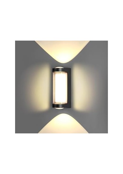 Ucuz Geldi Dekoratif 3 Yönlü LED Aydınlatma 9W 3200K Gün Işığı Iç ve Dış Mekan Cata Lara LED Aplik