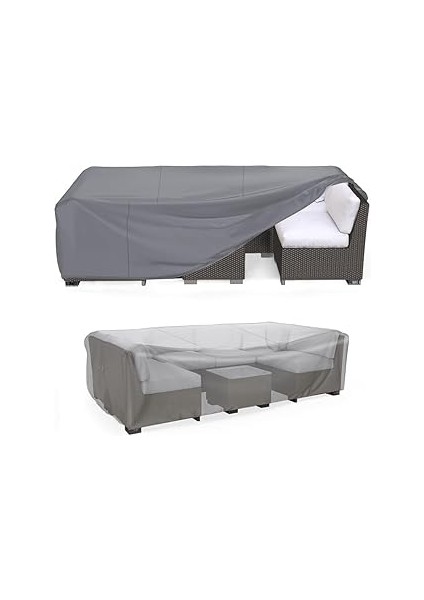 Bahçe Mobilyası Örtüsü, Bahçe Mobilyası Brandası, Su Geçirmez, Rüzgar Geçirmez, Uv Dayanıklı, Bahçe